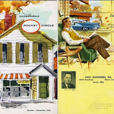 1956 Nov Dec Olds Rocket Circle 1956 Nov Dec Olds Rocket Circle