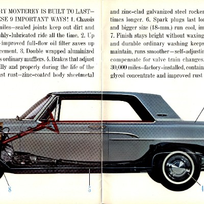 1962 Mercury Monterey Brochure Canada 16-17