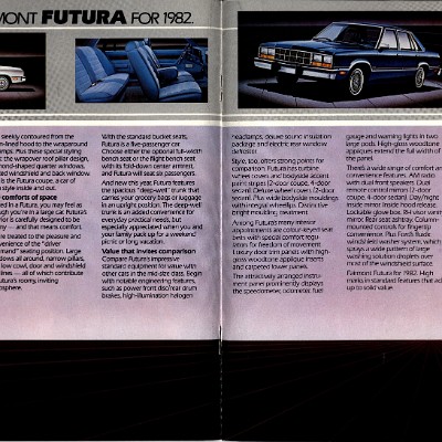 1982 Ford Fairmont Brochure Canada 08-09