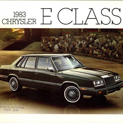 1983 Chrysler E Class Canada 1983 Chrysler E Class Canada