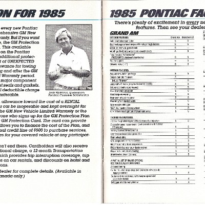 1985 Pontiac Full Line 38-39