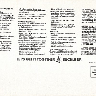 1985 Pontiac Full Line 46