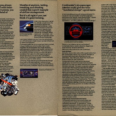 1988 Lincoln Continental Brochure Canada 08-09