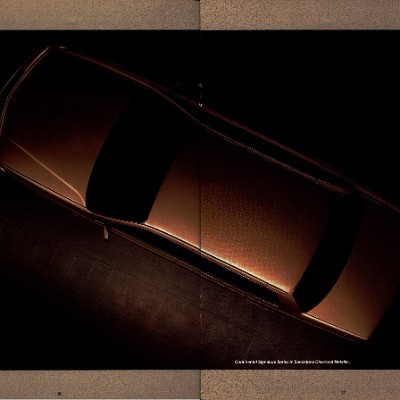 1988 Lincoln Continental Prestige Brochure 16-17