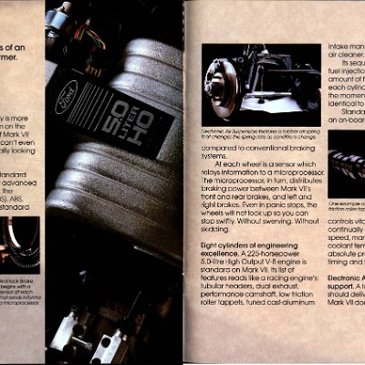 1988 Lincoln Mark VII Brochure Canada 10-11