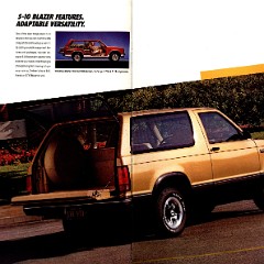 1986 Chevrolet S-10 Blazer Brochure 14-15