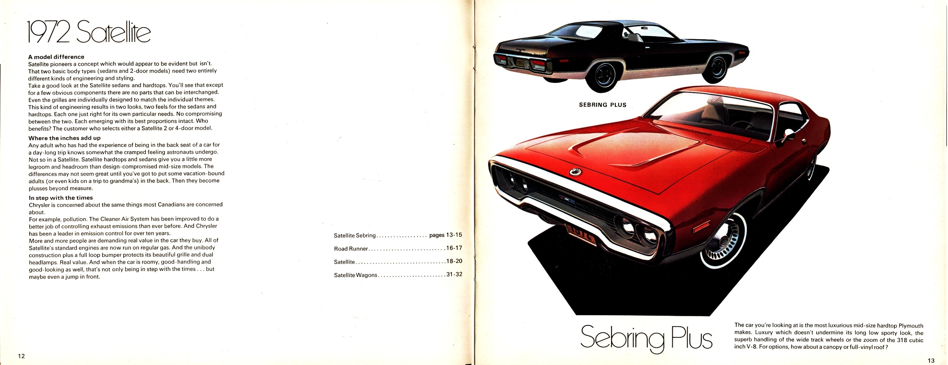 1972 Plymouth Full Line Brochure (Cdn) 12-13