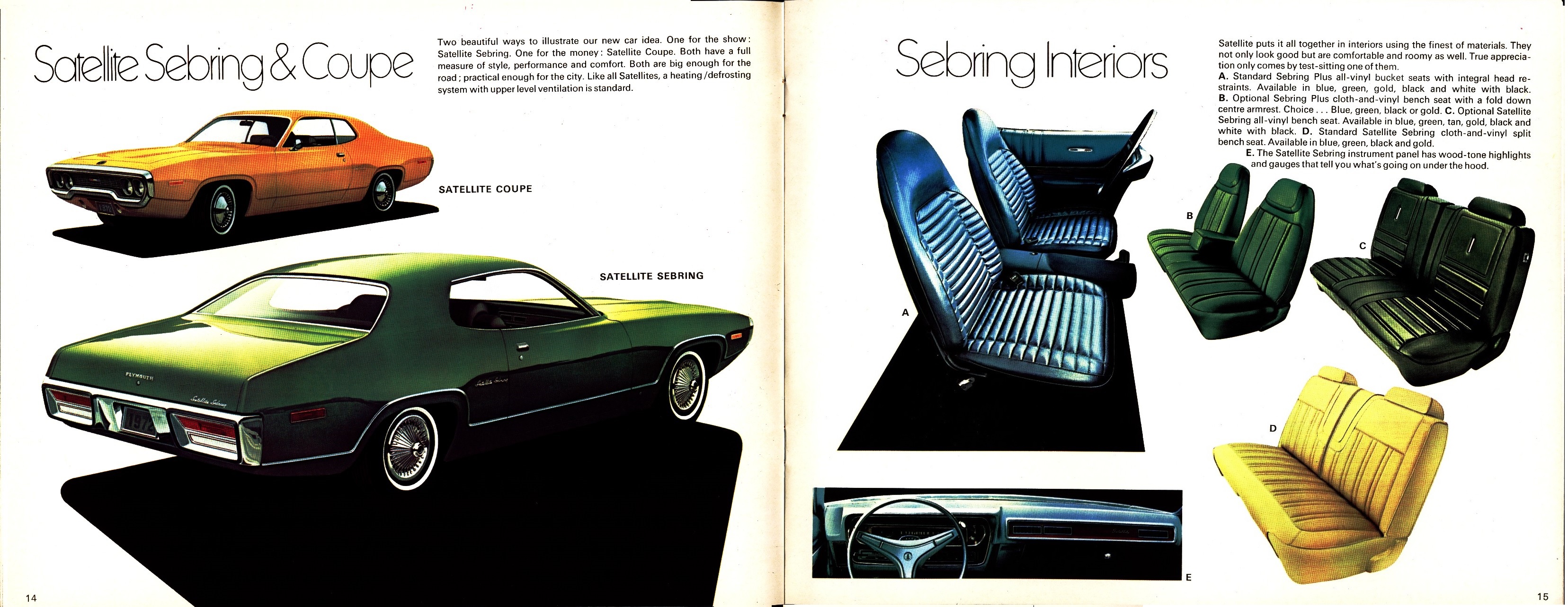 1972 Plymouth Full Line Brochure (Cdn) 14-15