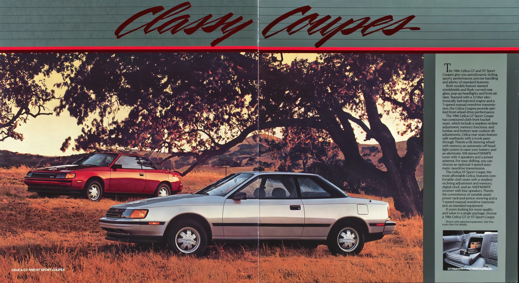 1986 Toyota Celica Brochure 16-17