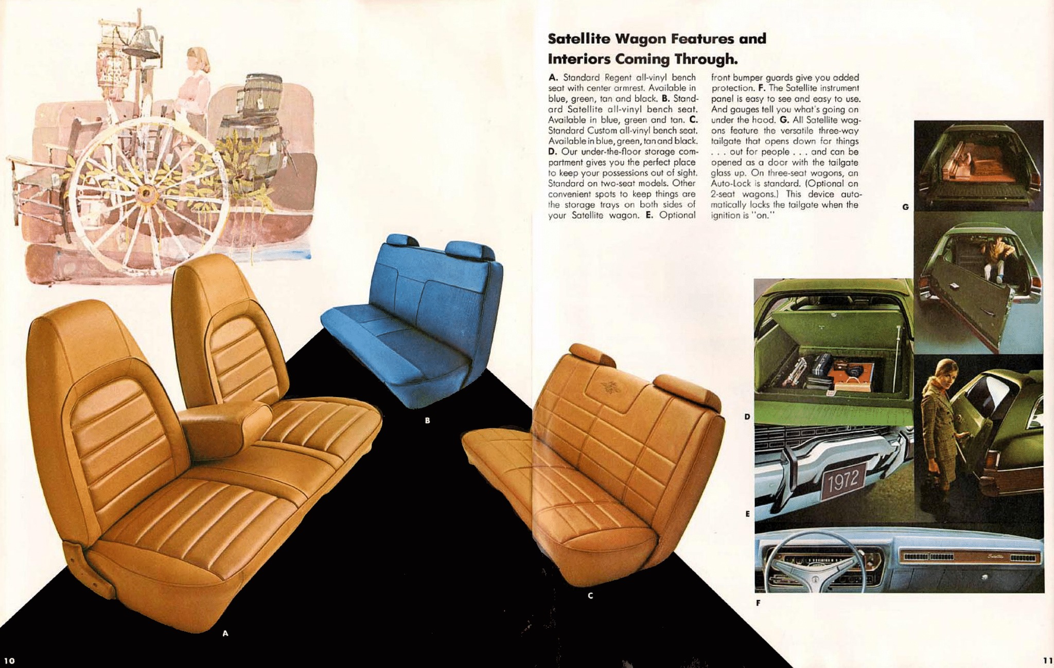 1972 Plymouth Wagons Brochure 10-11
