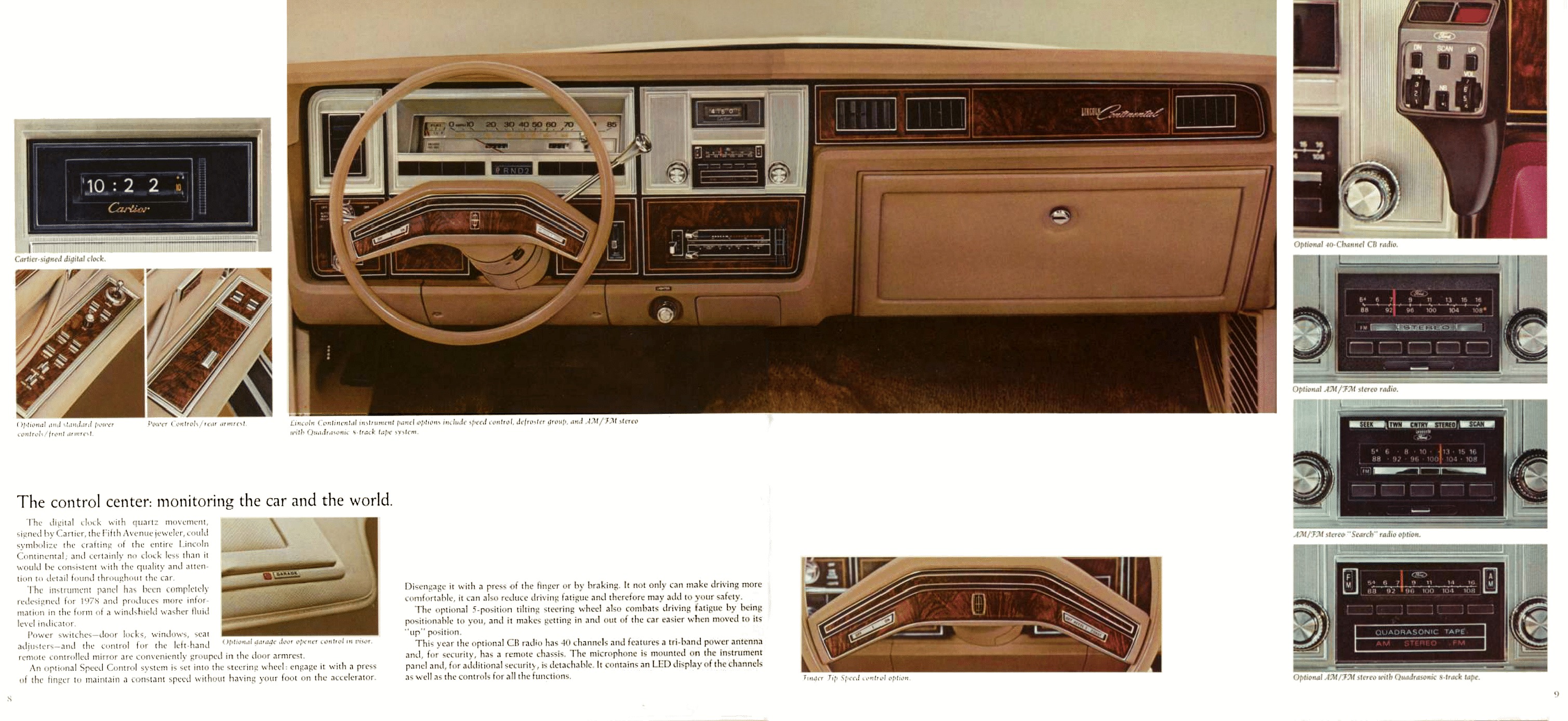 1978 Lincoln Continental Brochure 08-09