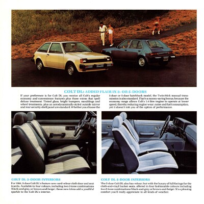 1984 Plymouth Colt Brochure (Cdn) 04