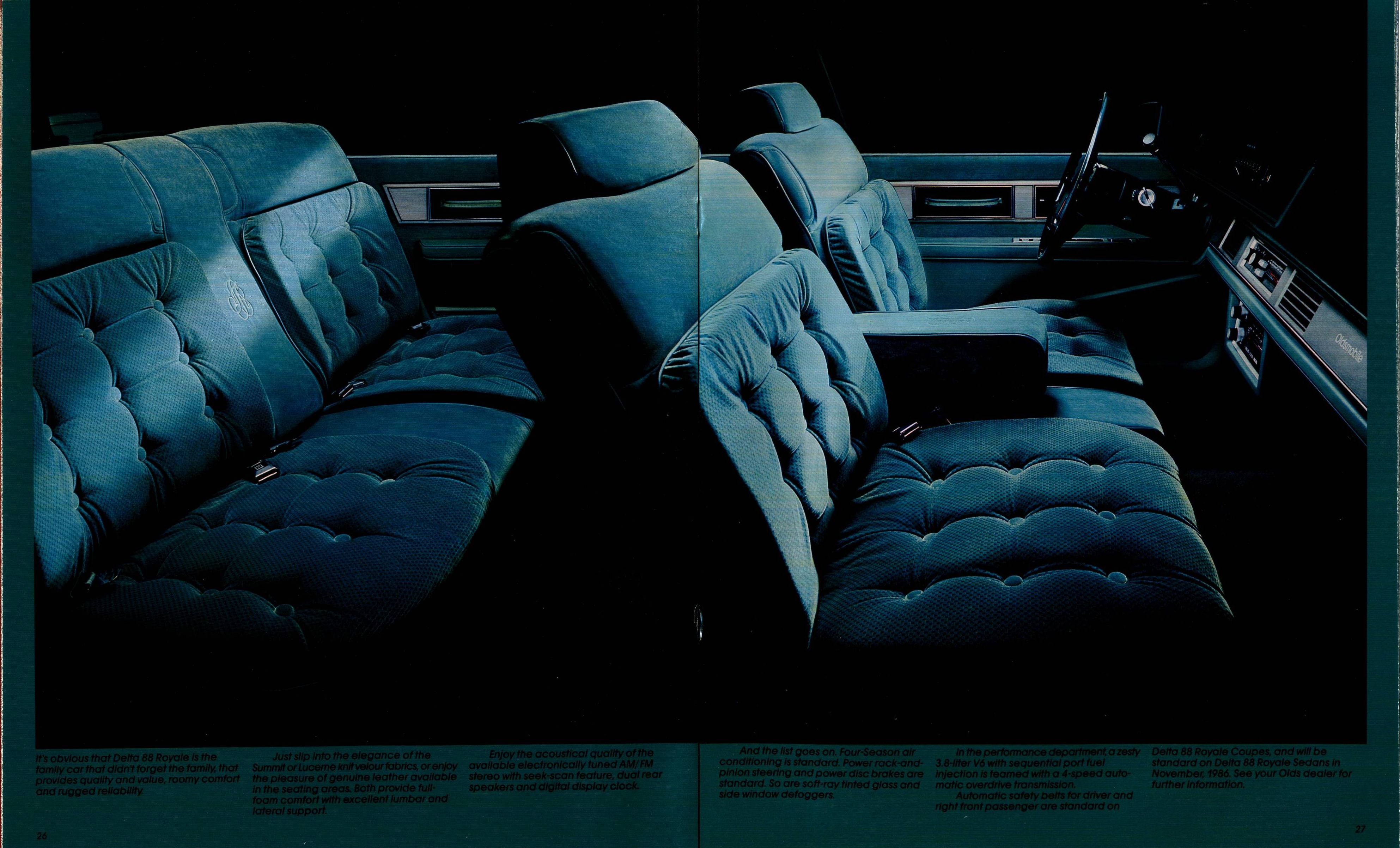 1987 Oldsmobile Full Size Brochure 26-27