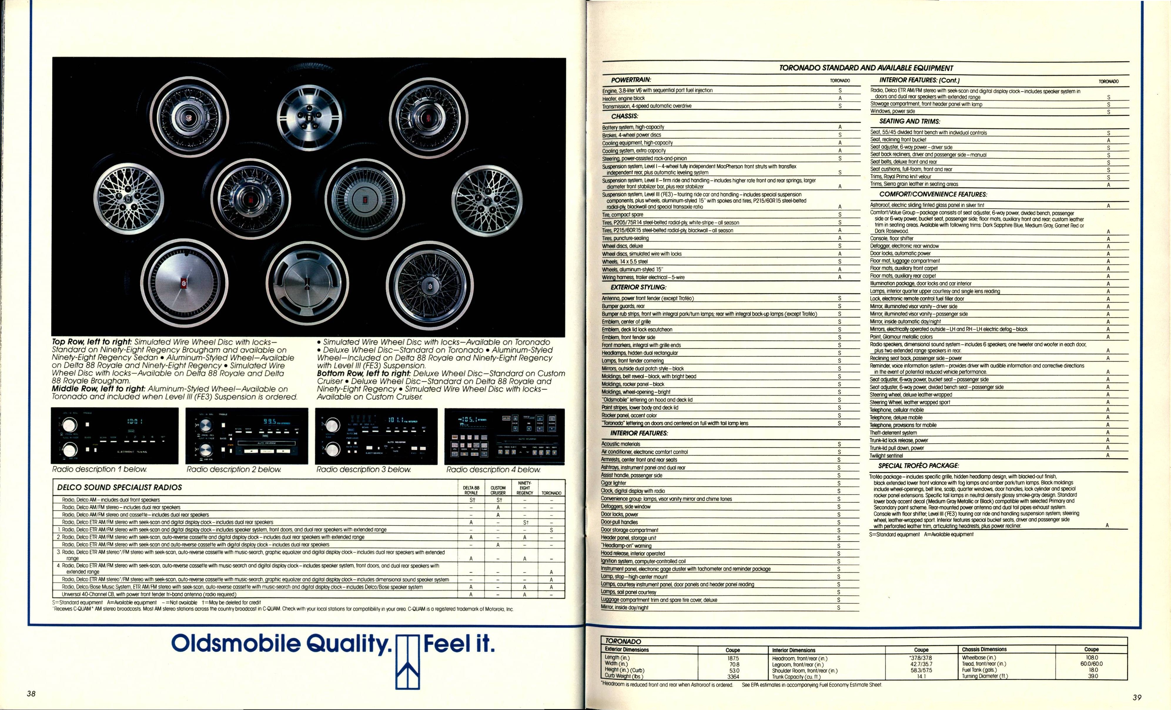 1987 Oldsmobile Full Size Brochure 38-39