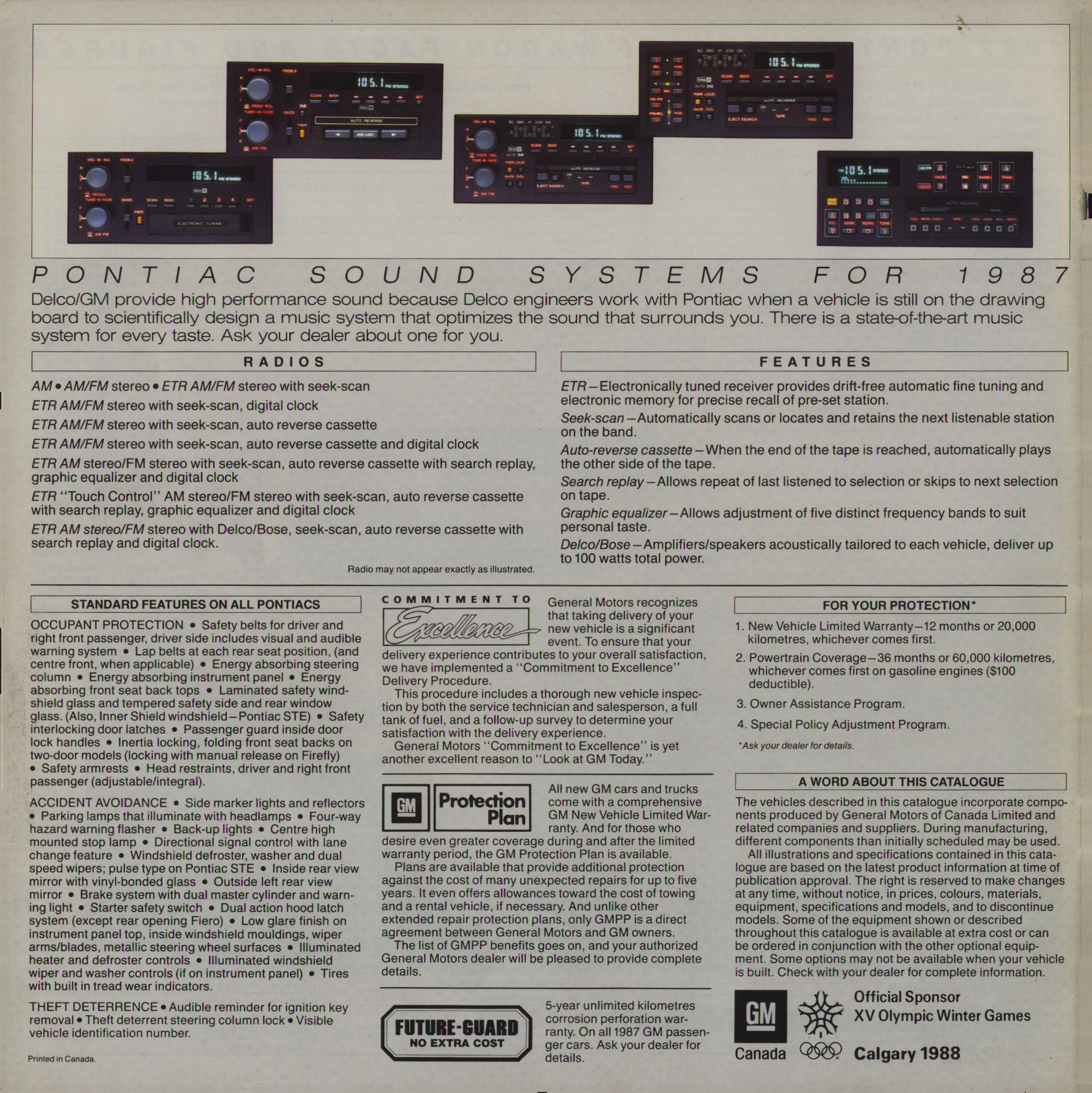 1987 Pontiac Family Cars Brochure (Cdn) 20