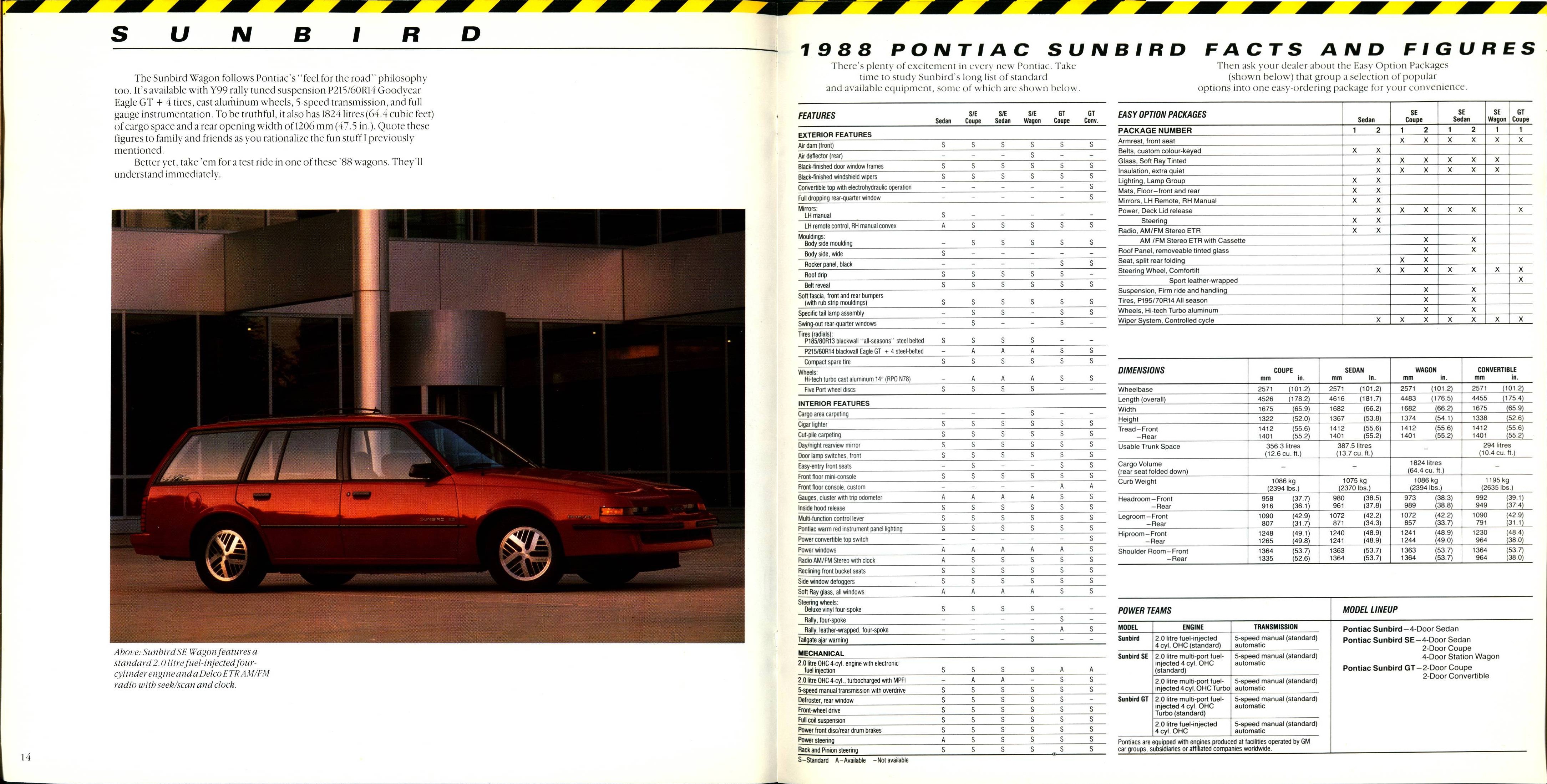 1988 Pontiac Compacts Brochure (Cdn) 14-15