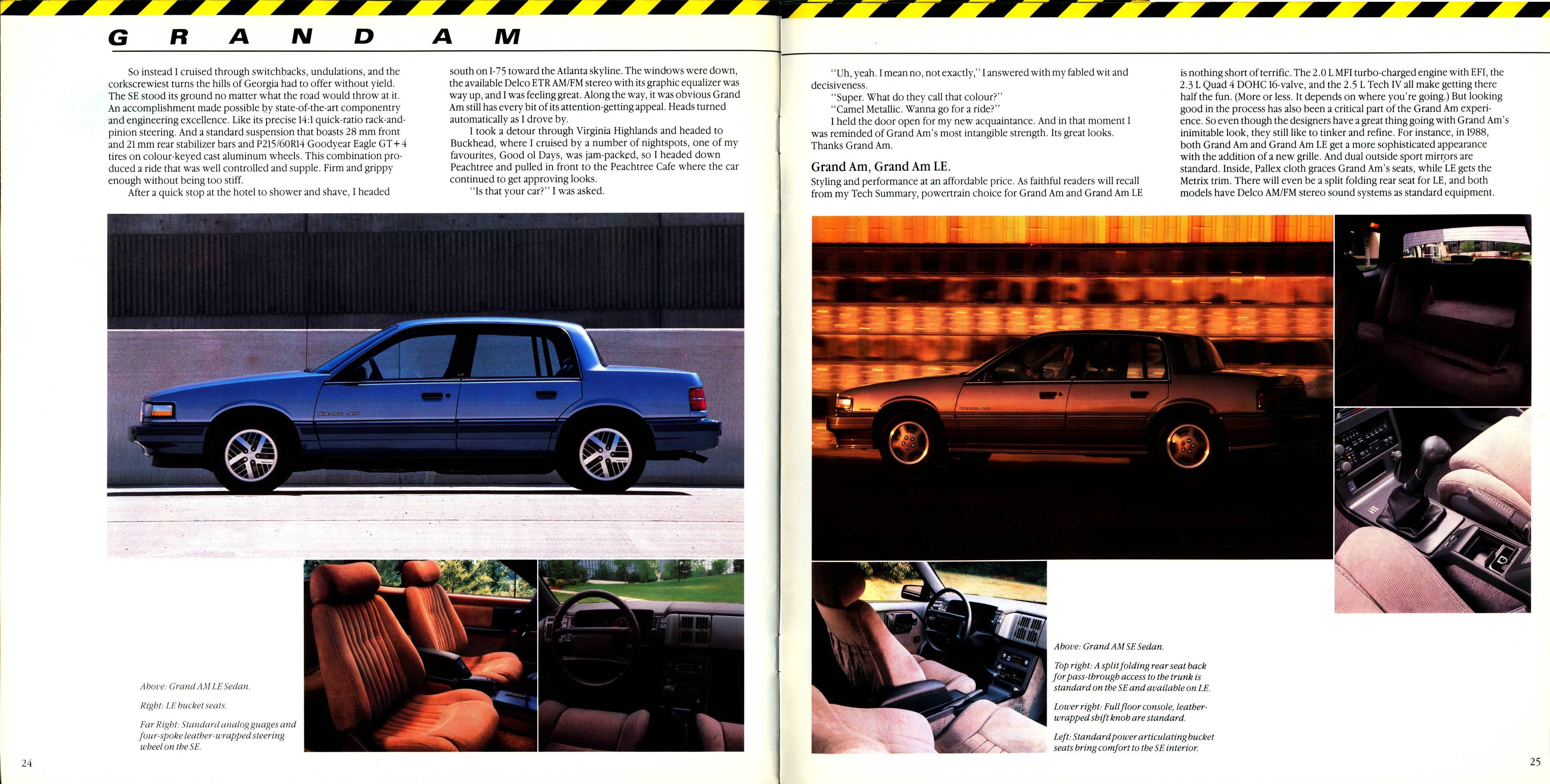 1988 Pontiac Compacts Brochure (Cdn) 24-25