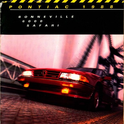 1988 Pontiac Family Cars - Canada 1988 Pontiac Family Cars - Canada