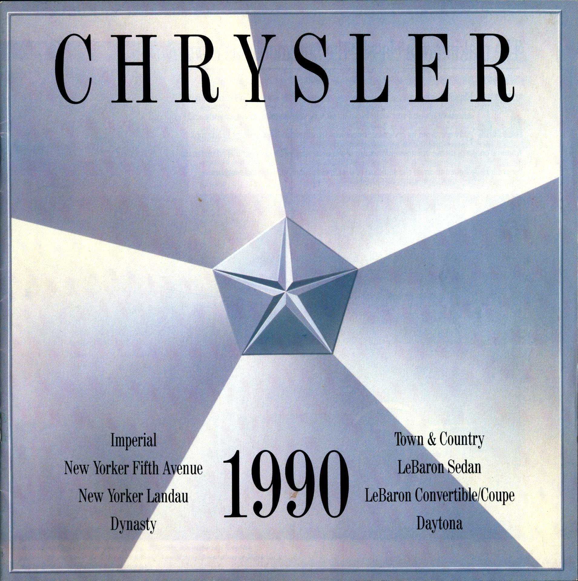 1990 Chrysler Full Line Brochure (Cdn) 01