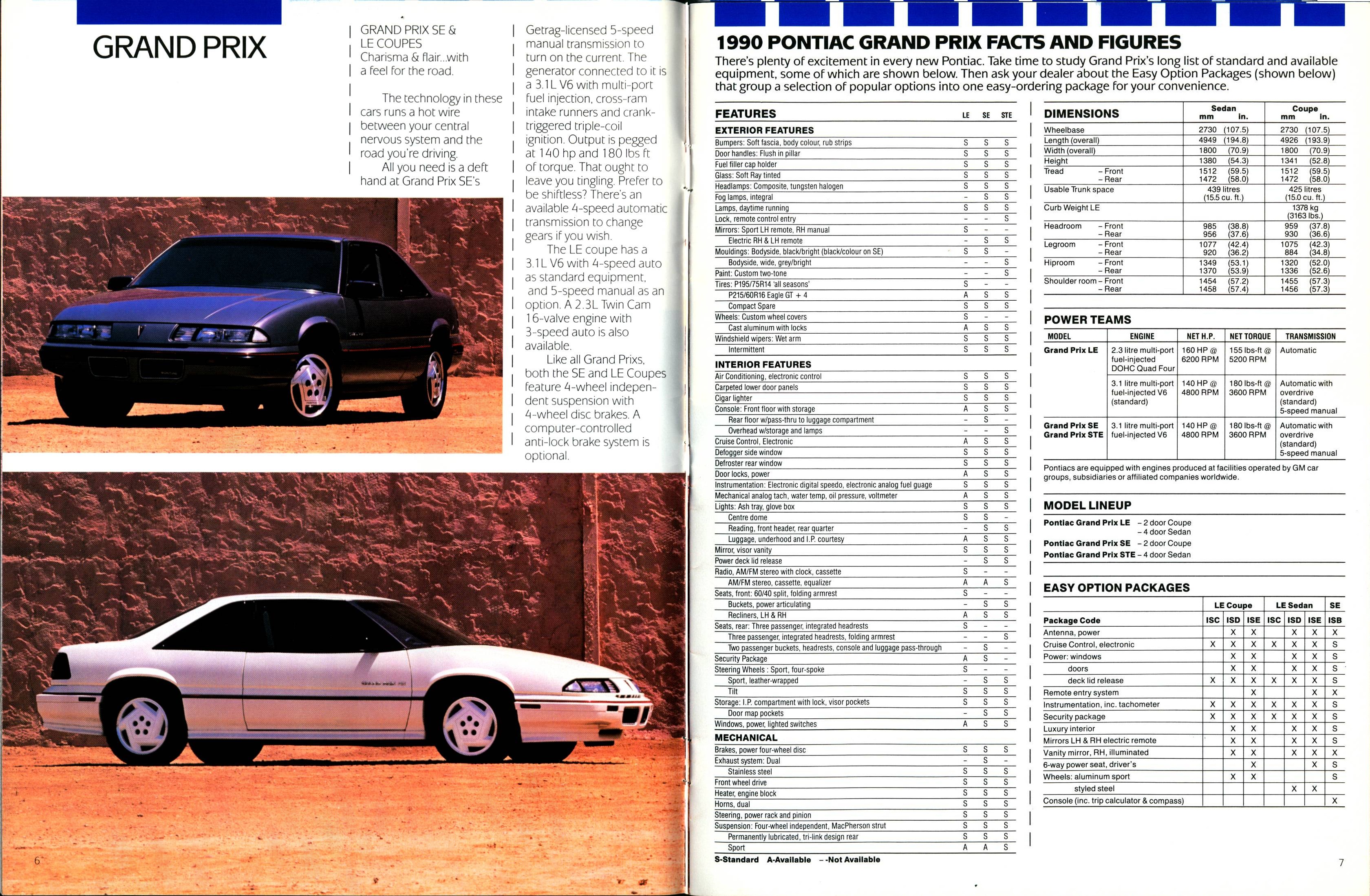 1990 Pontiac Family Vehicles Brochure (Cdn) 06-07
