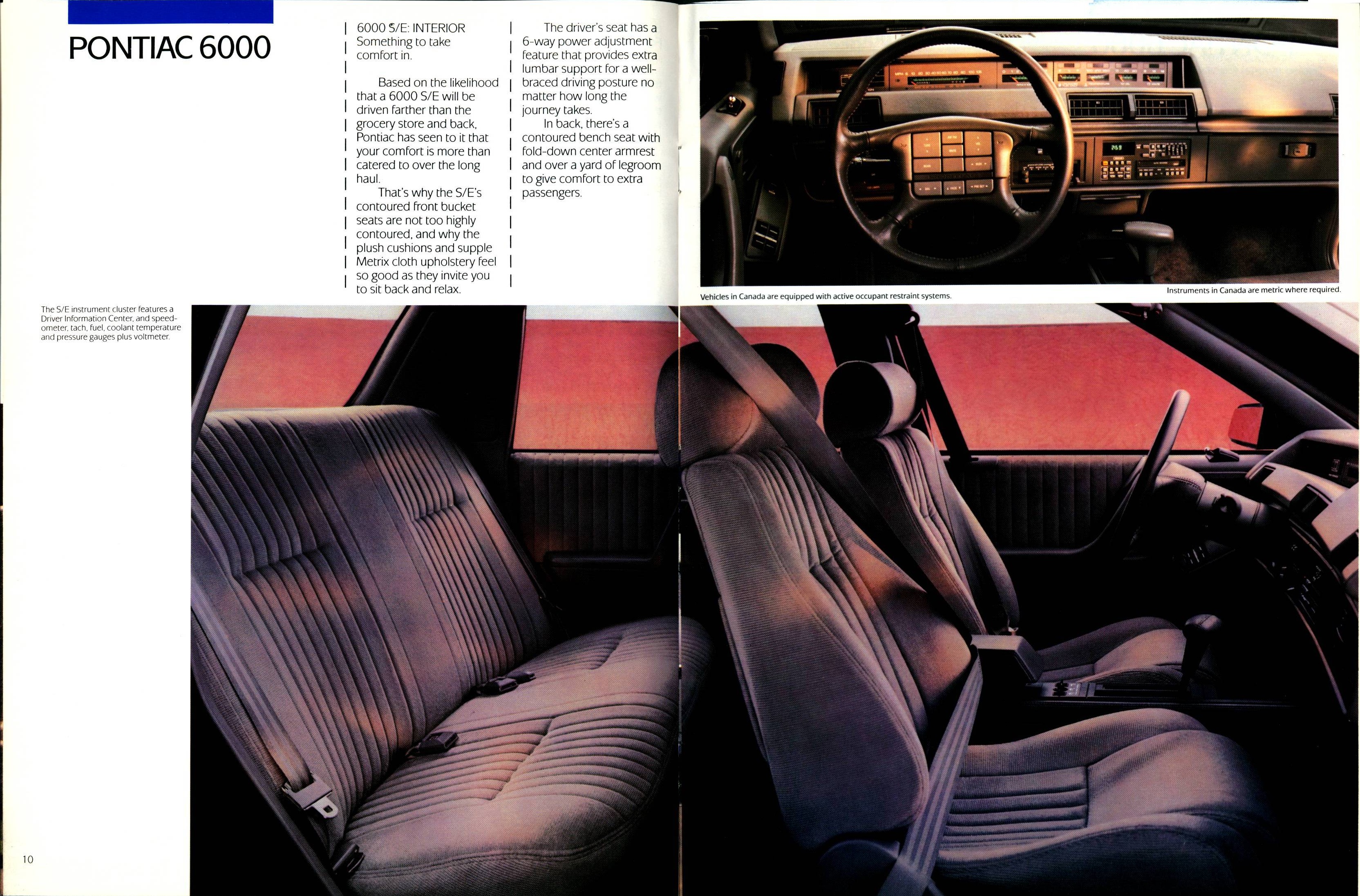 1990 Pontiac Family Vehicles Brochure (Cdn) 10-11