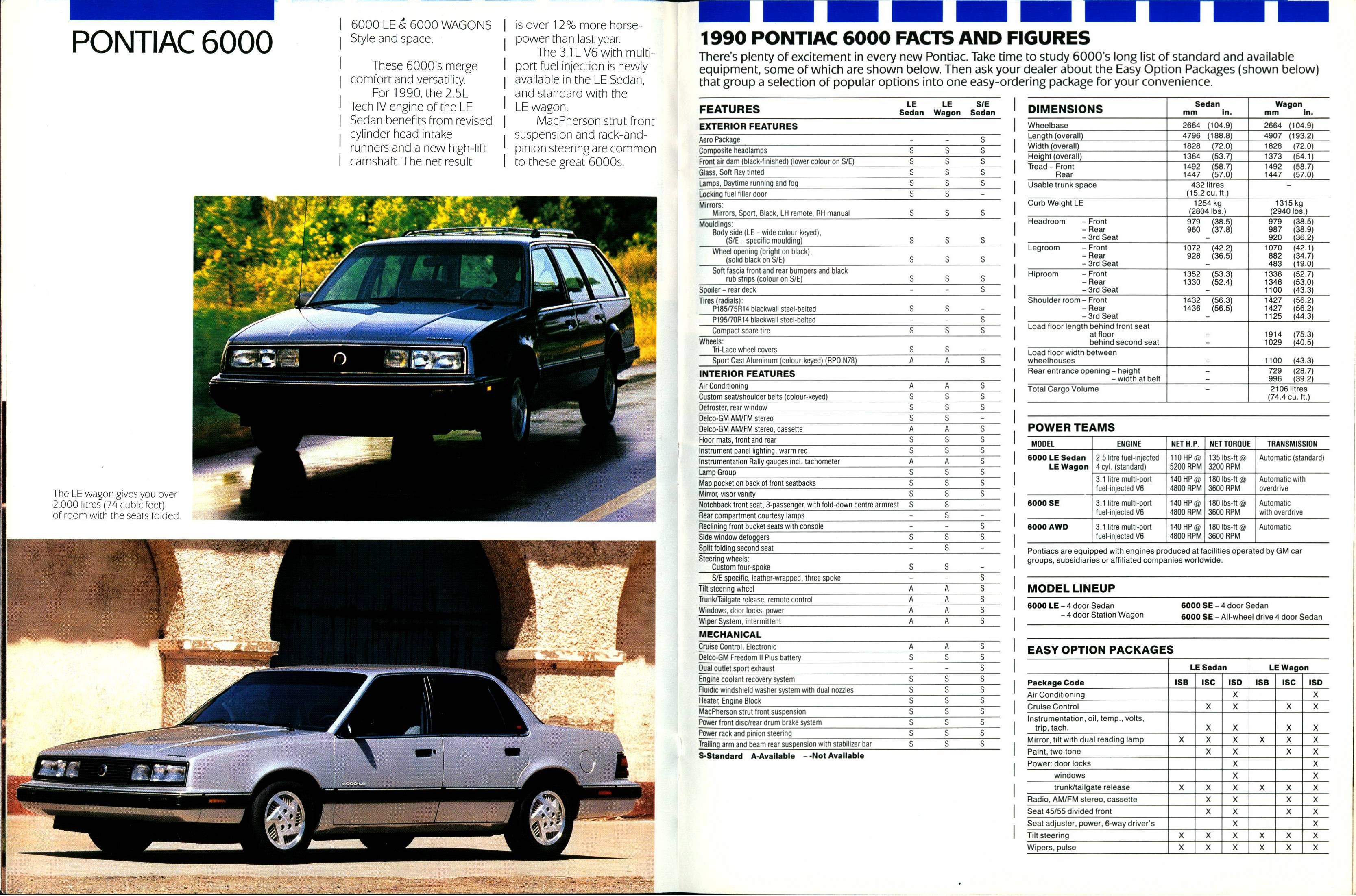 1990 Pontiac Family Vehicles Brochure (Cdn) 12-13
