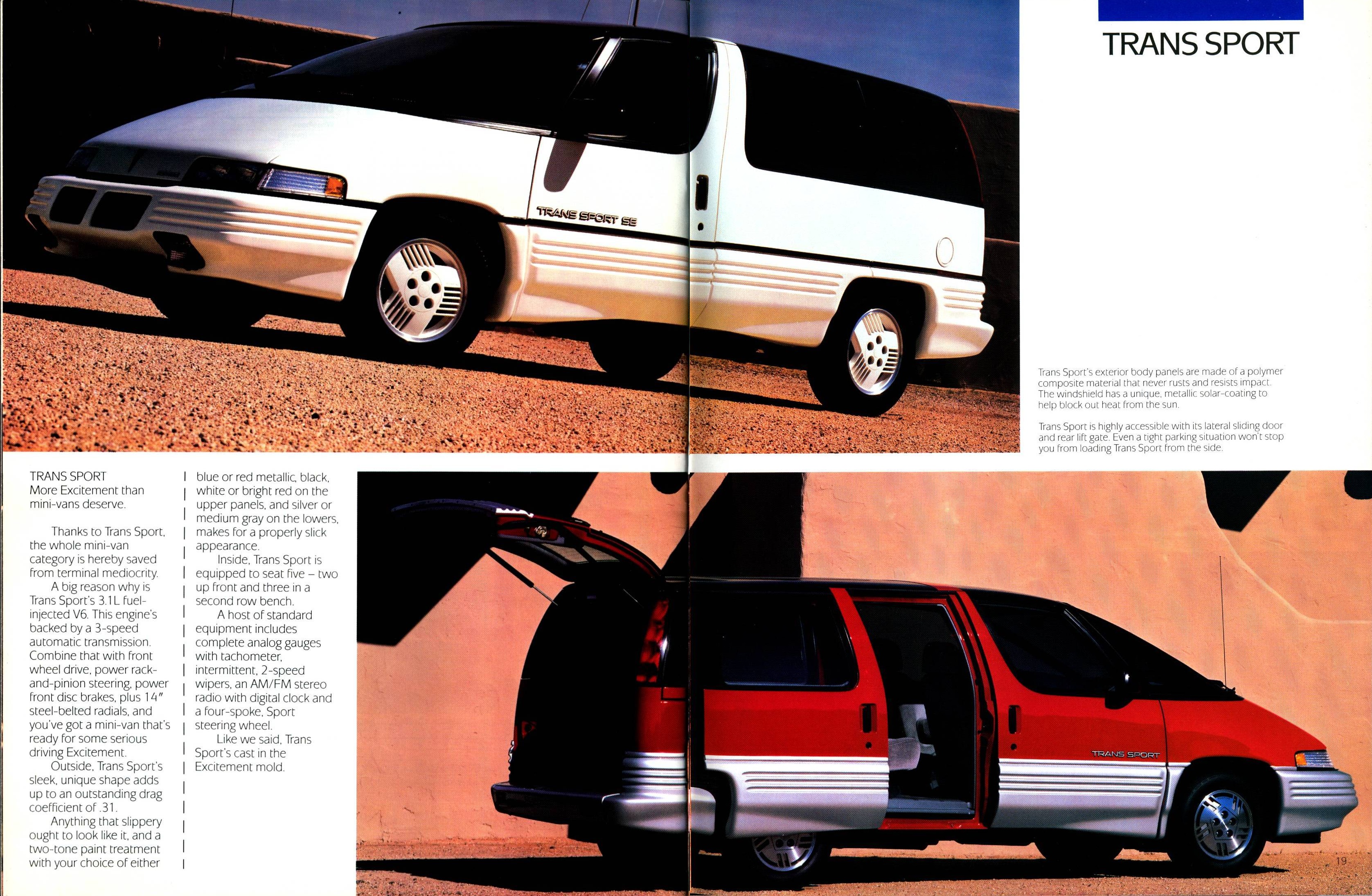 1990 Pontiac Family Vehicles Brochure (Cdn) 18-19