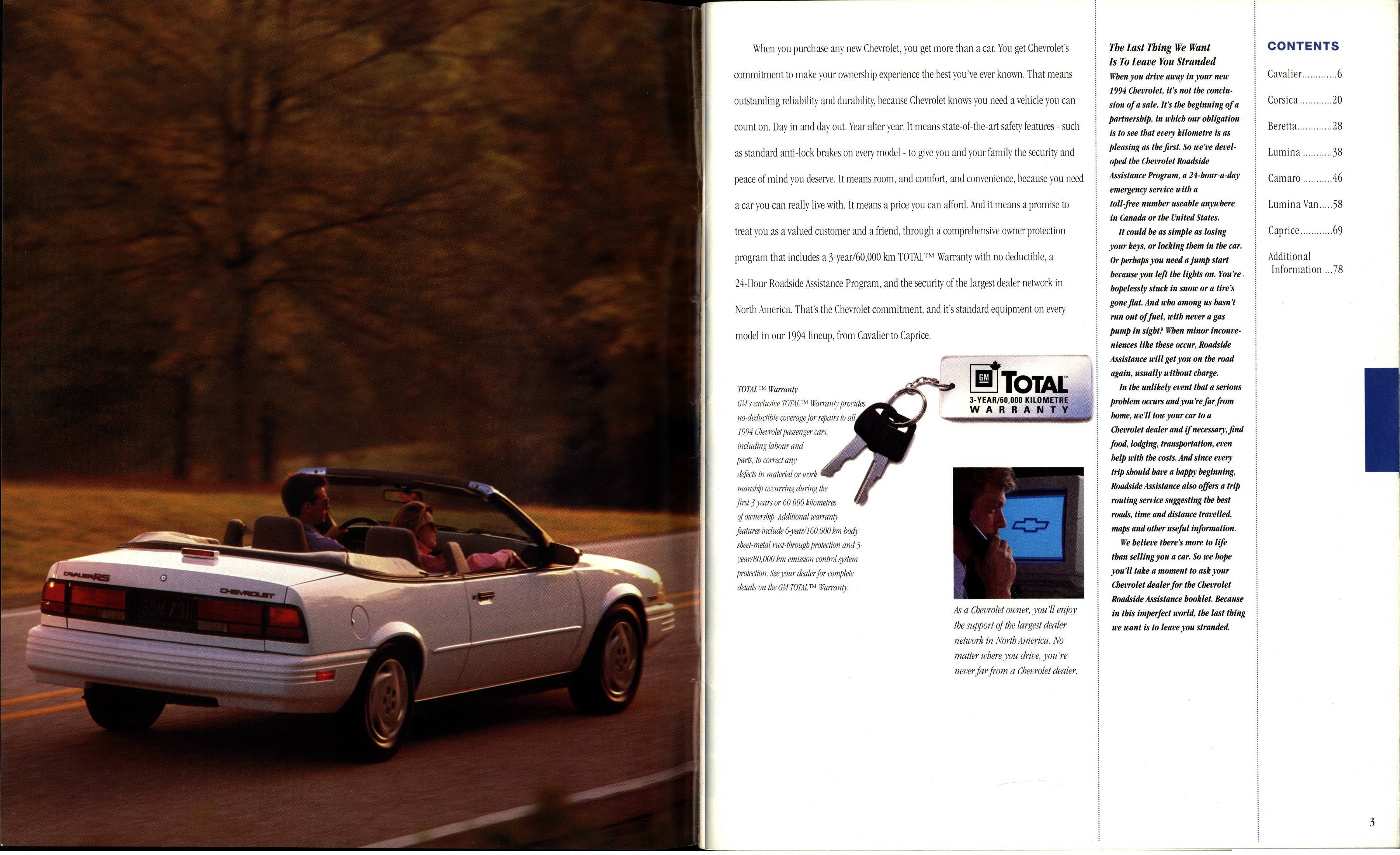 1994 Chevrolet Cars Full Line Brochure (Cdn) 02-03