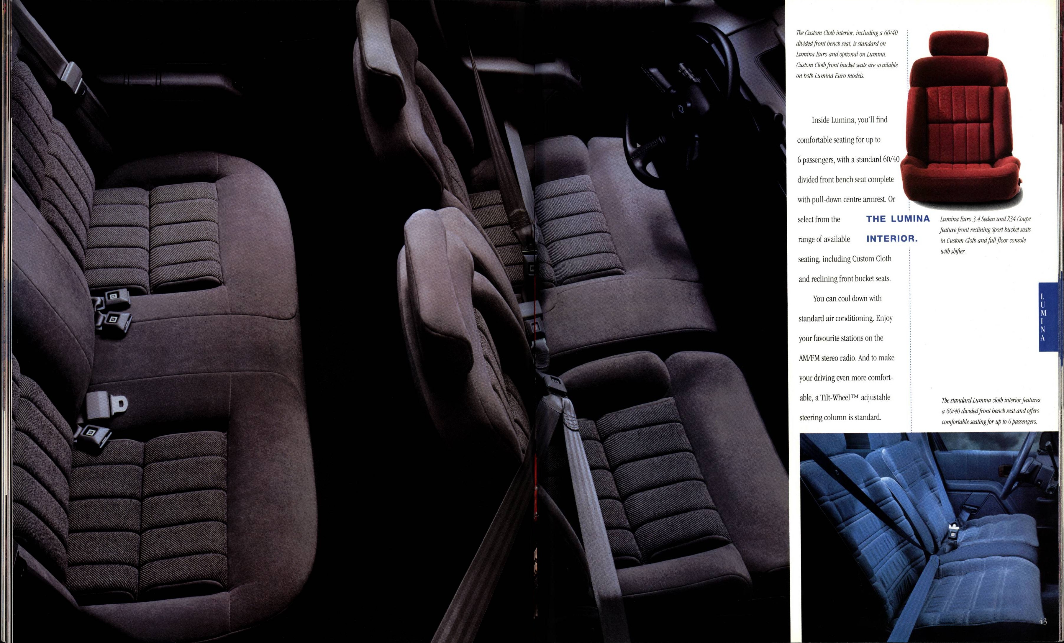 1994 Chevrolet Cars Full Line Brochure (Cdn) 42-43