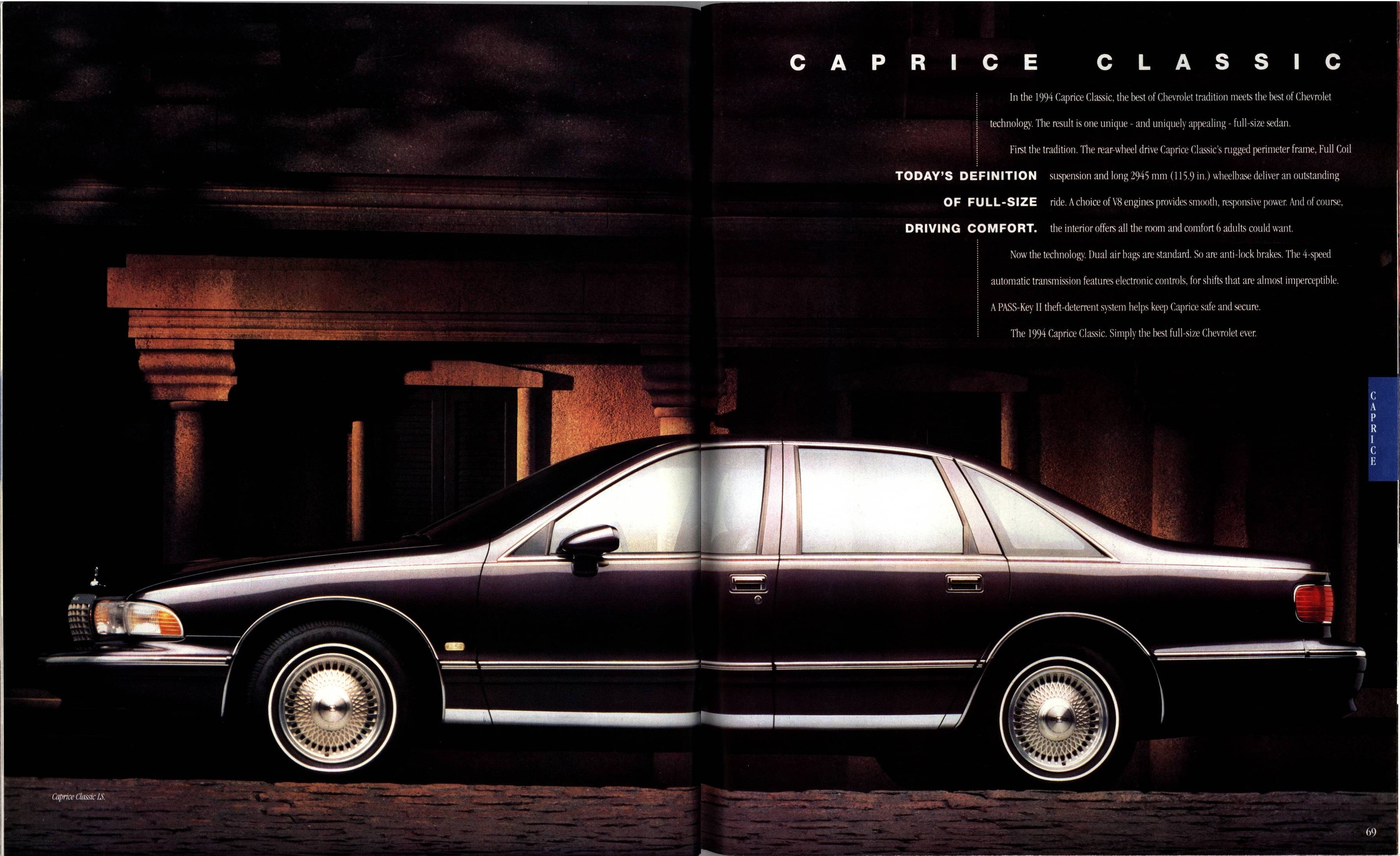 1994 Chevrolet Cars Full Line Brochure (Cdn) 68-69