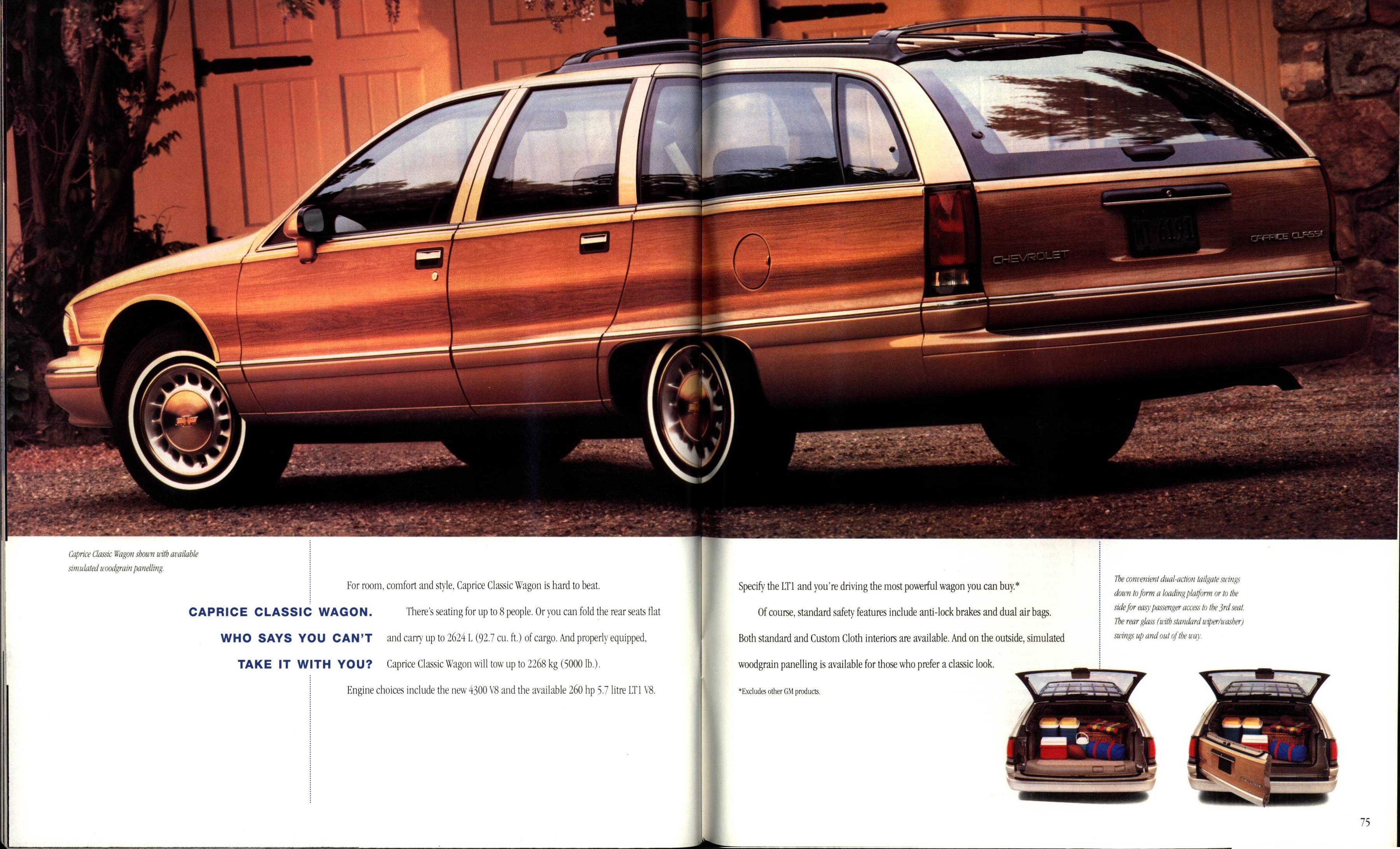 1994 Chevrolet Cars Full Line Brochure (Cdn) 74-75