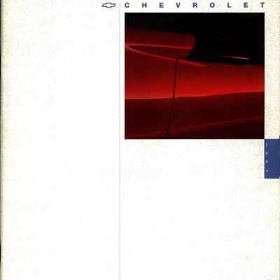 1994 Chevrolet Cars Full Line - Canada 1994 Chevrolet Cars Full Line - Canada