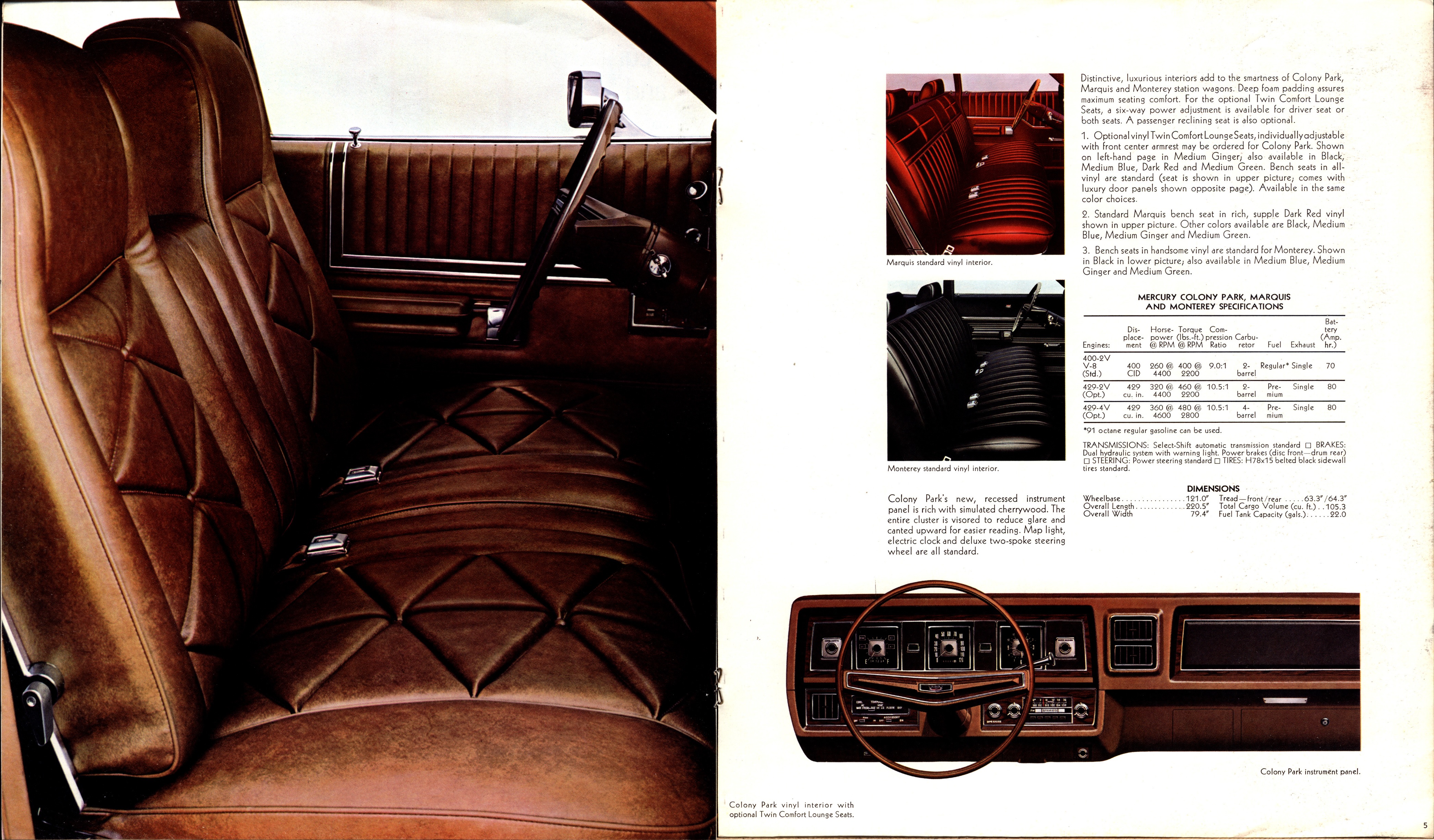 1971 Mercury Wagons Brochure 04-05