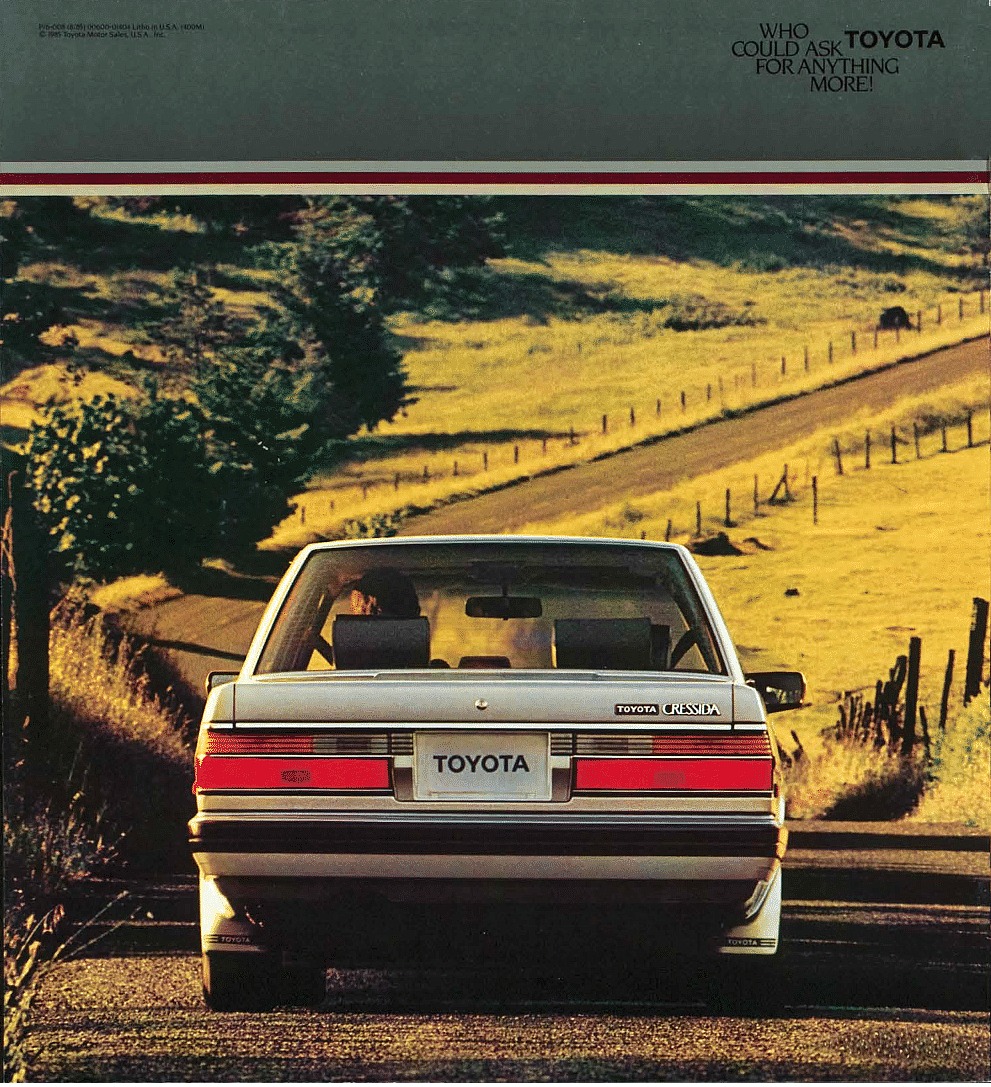 1986 Toyota Cressida Brochure 12