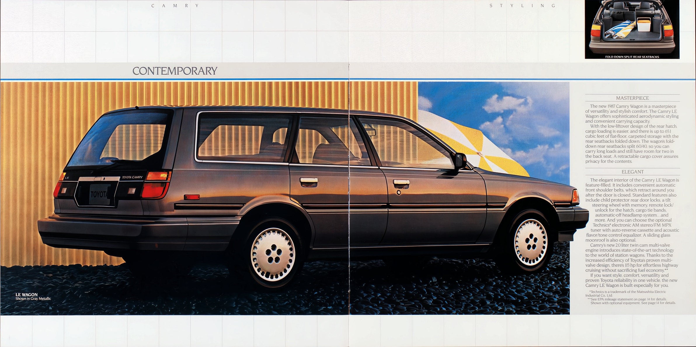 1987 Toyota Camry Brochure 04-05
