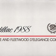 1988 De Ville & Fleetwood Colors 1988 De Ville & Fleetwood Colors