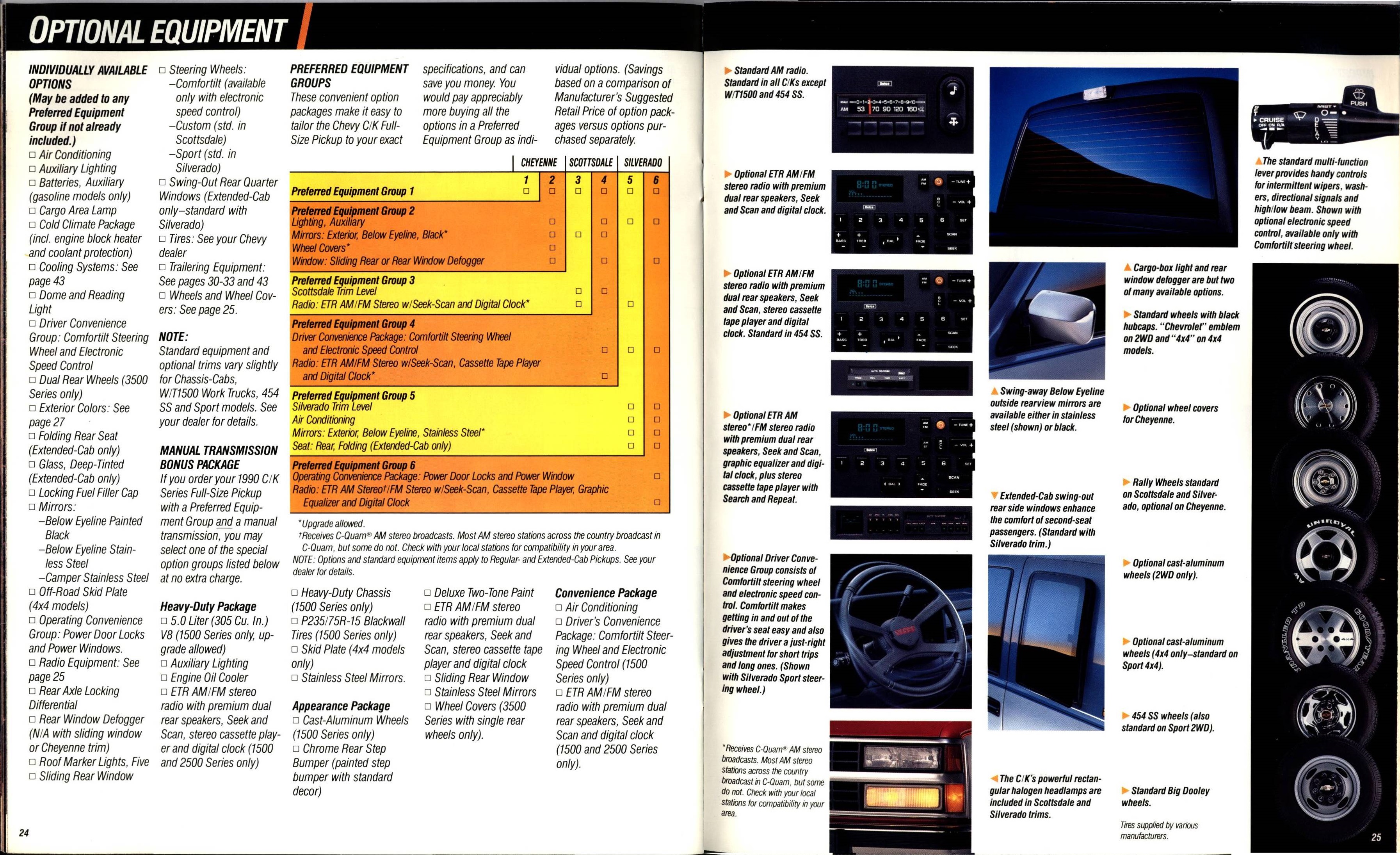 1990 Chevrolet Trucks Brochure Vol. 2 24-25