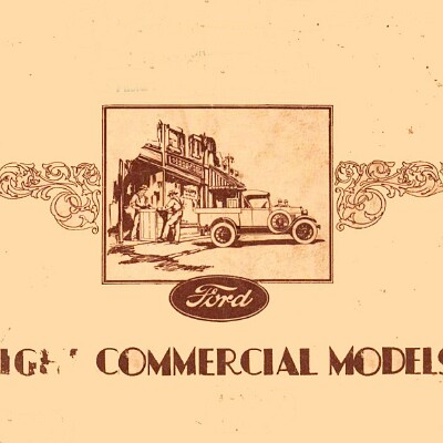 1930 Ford Light Commercial Models (Aus)
