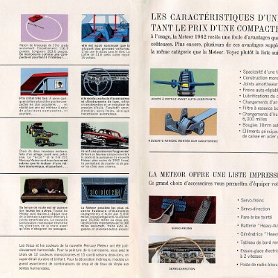 1962 Mercury Meteor Brochure (Cdn-Fr) 14-15