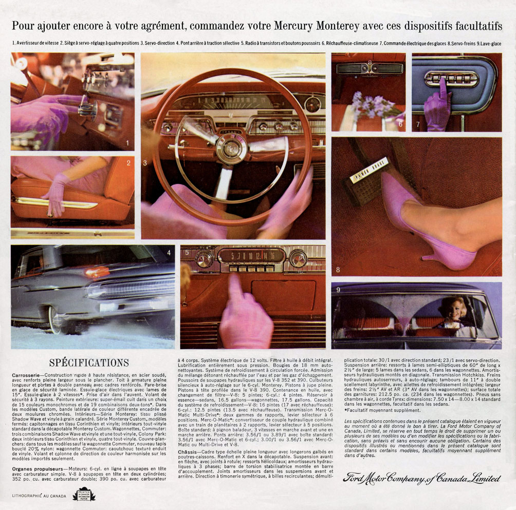 1962 Mercury Monterey Brochure (Cdn-Fr) 20