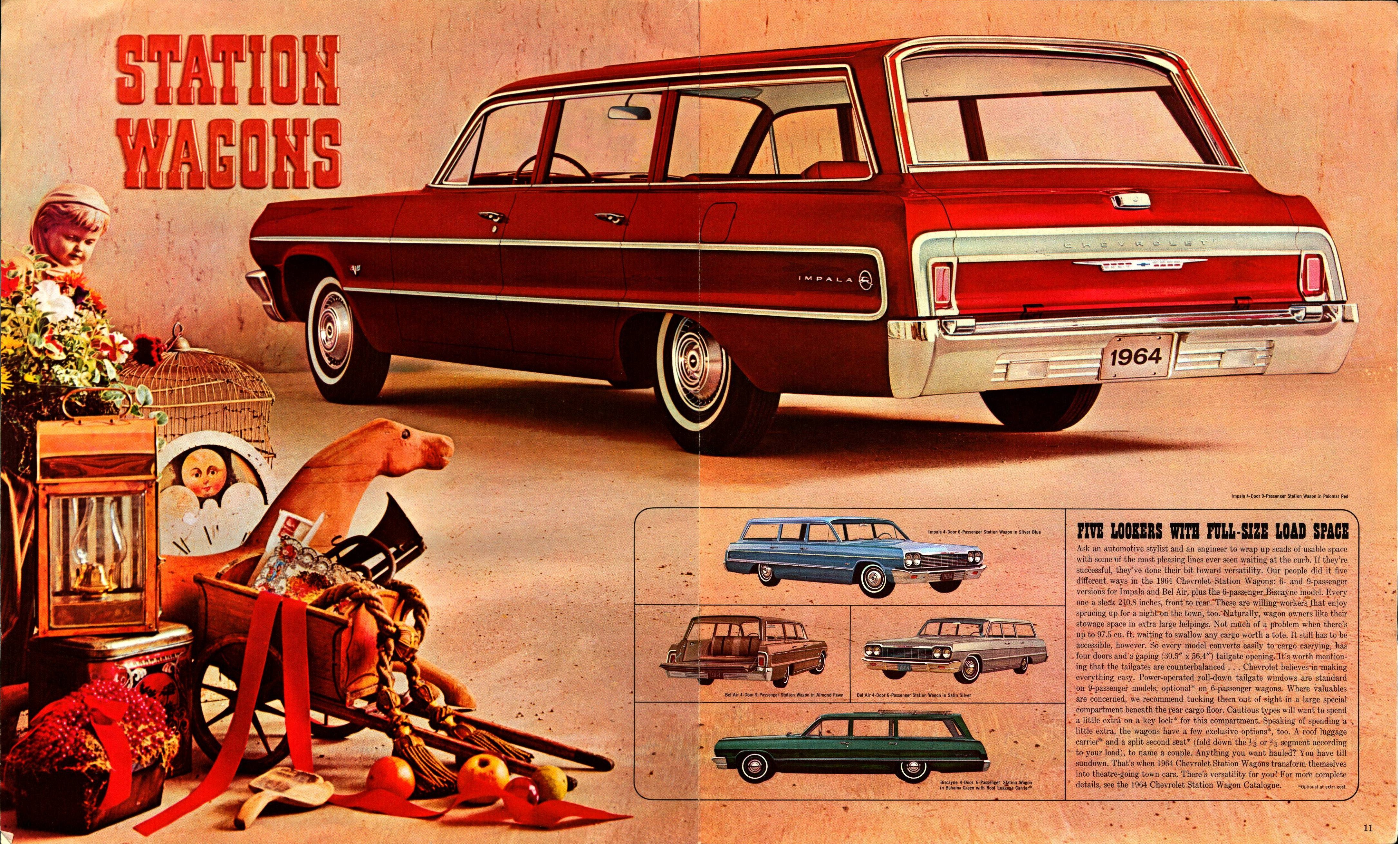 1964 Chevrolet Full Size Brochure (Cdn) 10-11