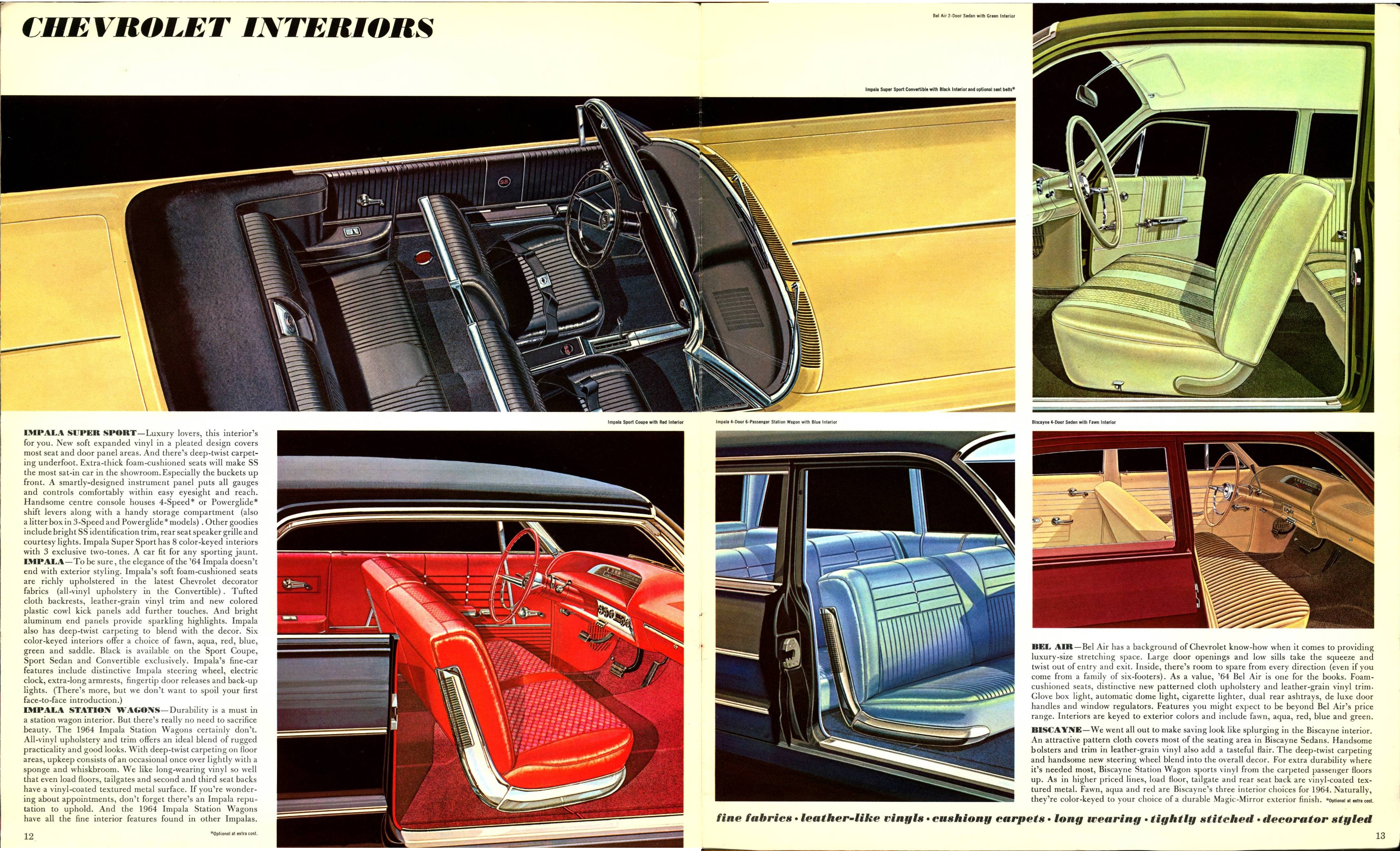 1964 Chevrolet Full Size Brochure (Cdn) 12-13