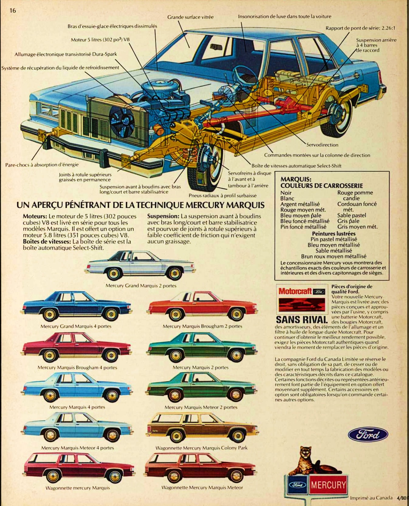 1980 Mercury Marquis Brochure (Cdn-Fr-Rev) 16