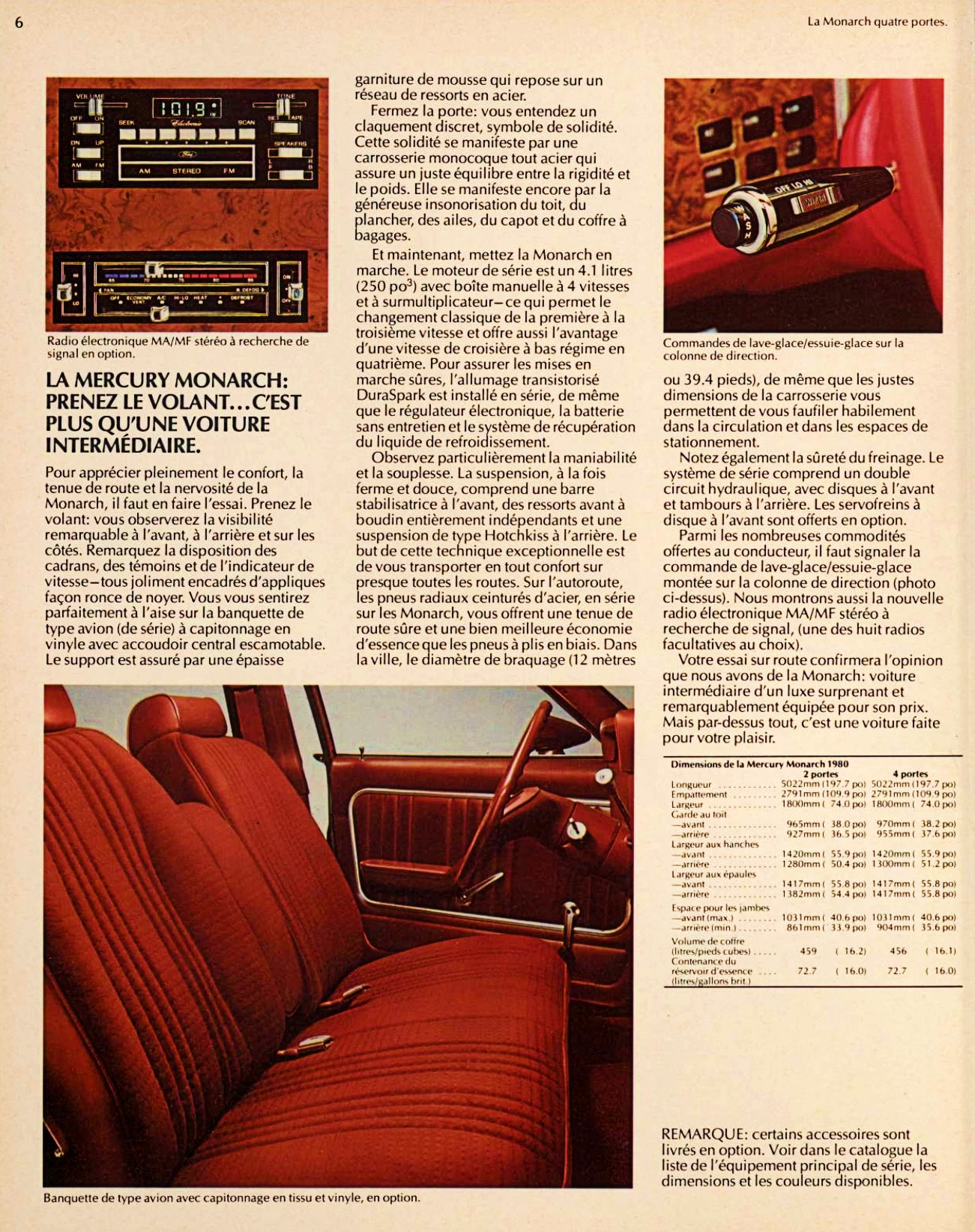 1980 Mercury Monarch Brochure (Cdn-Fr) 06