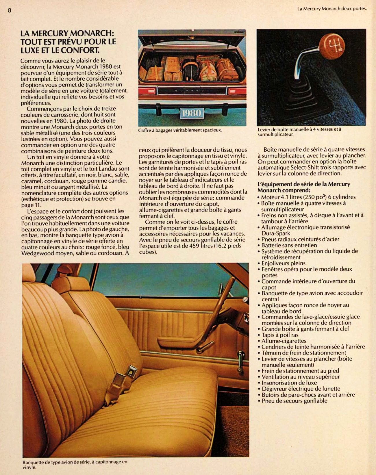 1980 Mercury Monarch Brochure (Cdn-Fr) 08