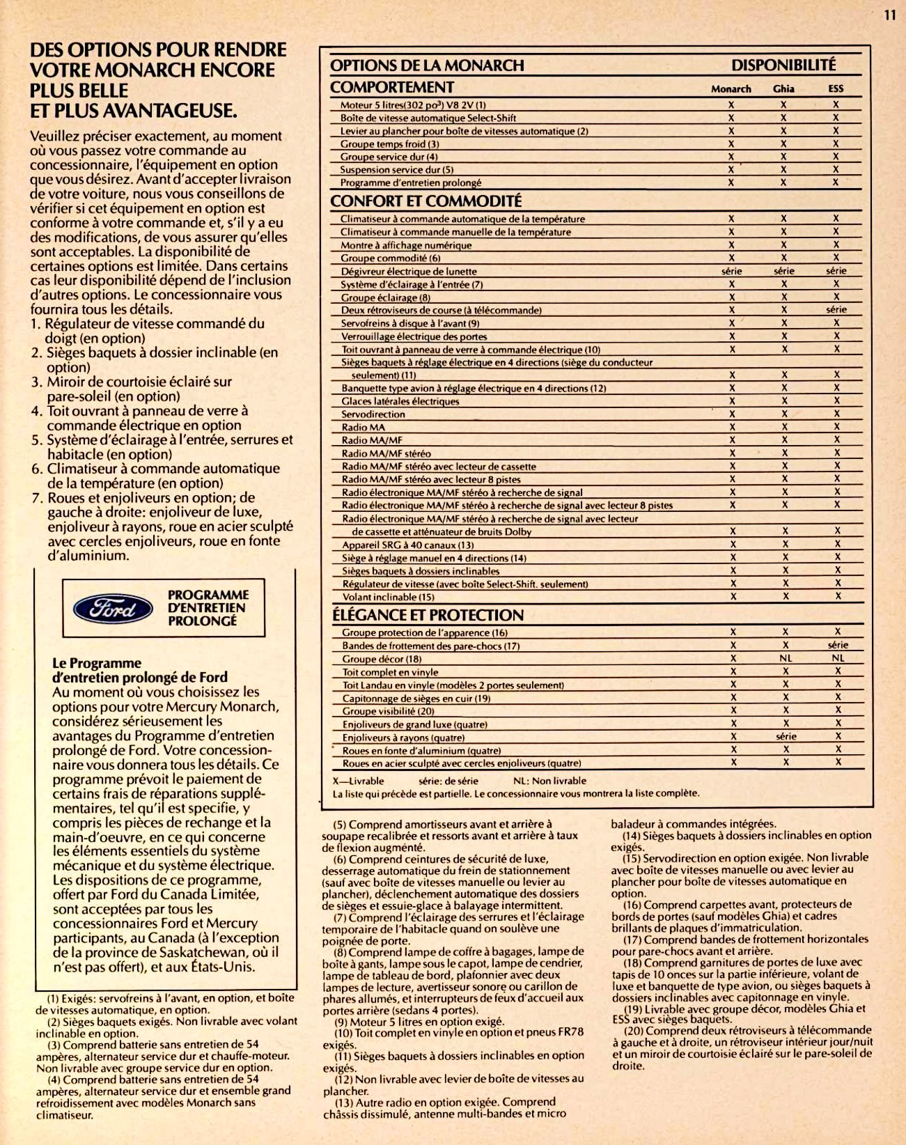 1980 Mercury Monarch Brochure (Cdn-Fr) 11