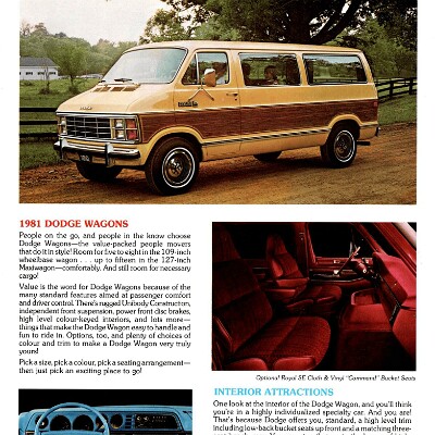 1981 Dodge Wagons Brochure (Cdn) 02