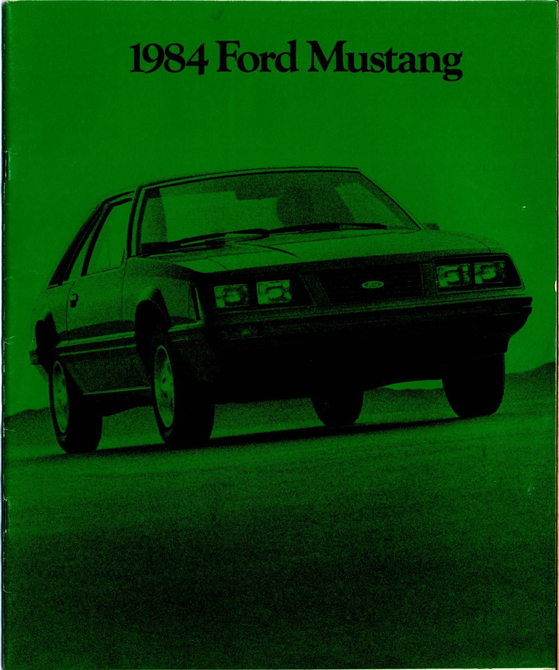 1984 Ford Mustang Brochure 01