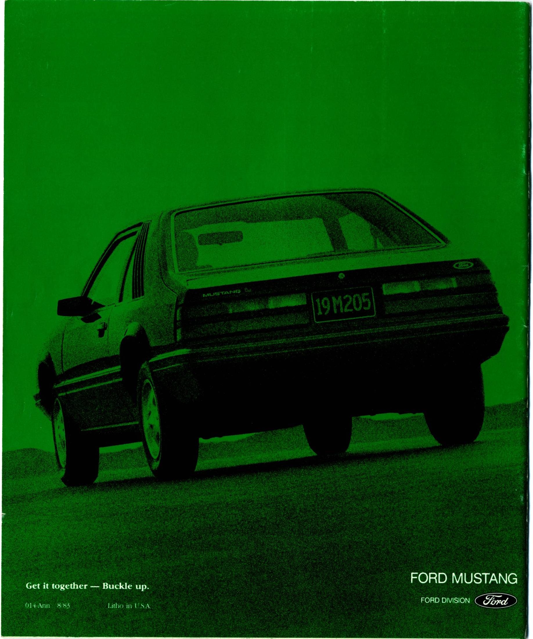 1984 Ford Mustang Brochure 28