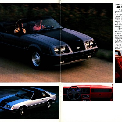 1984 Ford Mustang Brochure 12-13